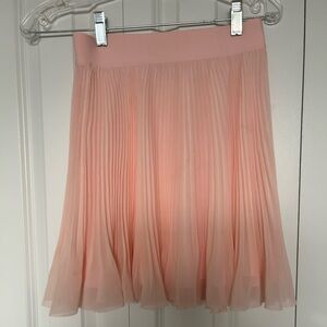Wilfred pink twirl mini skirt